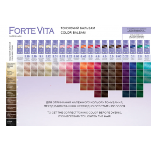 Forte Vita dažantis plaukų balzamas 3.1 ( indigo) 150ml.